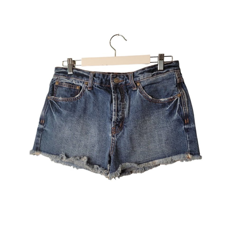 Free People Size 29 Womens Shorts Rock Denim Uptown Camp ob477647